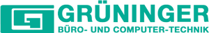GRÜNINGER BÜRO- u. COMPUTERTECHNIK Logo